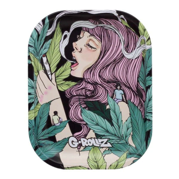 Smoke Arsenal - Rolling Tray - Small - G-Rollz 'Colossal Dream' Black Metal Main Image