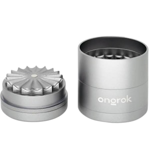Ongrok - Mini Ongrok 5 Piece Flower Teeth Storage Grinder (55mm) - Gunmetal