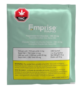 Emprise - Emprise - Peppermint Hot Chocolate CBD 20mg Beverage Powder
