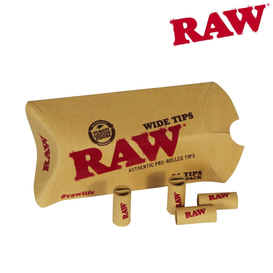 Raw - Raw Wide Pre-Rolled Tips - 21 pk Main Image