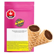 Milk Chocolate Live Rosin Waffle Cones 10mgTHC 2x5mg Edibles by A-Ha!