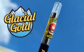 Glacial Gold HIGH THC Fuzzy Mango 1g Prefilled Vape Cartridge