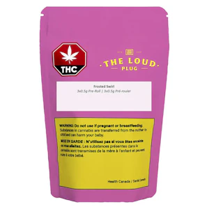 The Loud Plug - Frosted Swirl 3 x 0.5g Pre-Rolls