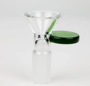 777 Smoke 14mm Green Handle Bowl