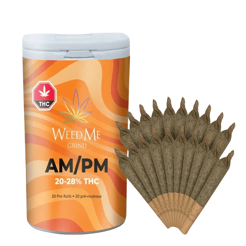 Weed Me Grind - WEED ME-AM/PM VARIETY PACK PRE-ROLLS - 20 x .4g Main Image