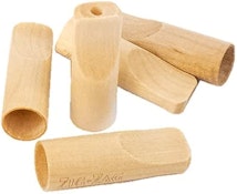 Zig Zag Wood Tips 5pc