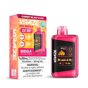 Kraze HD Mega | 20k - Cherry Blast G Ice