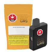 GAS - Peach Boba Live Resin & Liquid Diamond 1g Disposable Vape Pen