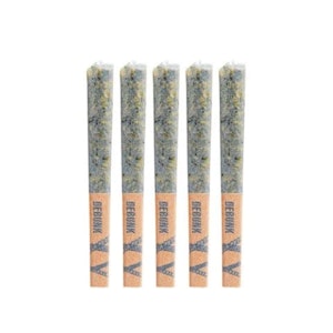 DEBUNK - DEBUNK - 24K Gold Sativa Crushed Diamond Infused Pre-Rolls 5x0.5g
