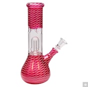 Maple Craft - Conical Netted Red Glass Bong