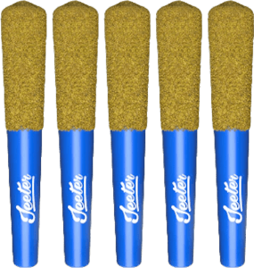 Jeeter - Baby Jeeter - Blue ZKZ Diamond & Kief Infused Pre-Rolls 5x0.5g | 2.5g