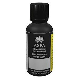 AXEA - AXEA - THC-Free CBN+CBD Nighttime Isolate Oil - 30ml