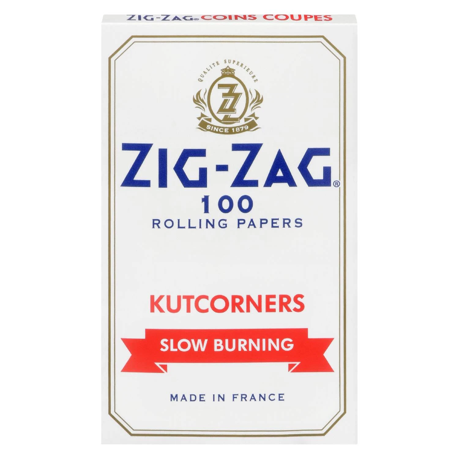 Zig Zag - Zig Zag - Kutcorners Slow-Burning Rolling Papers - White Main Image