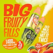 2g Peach Bum 1000mg THC/CBD/CBG - Good Supply