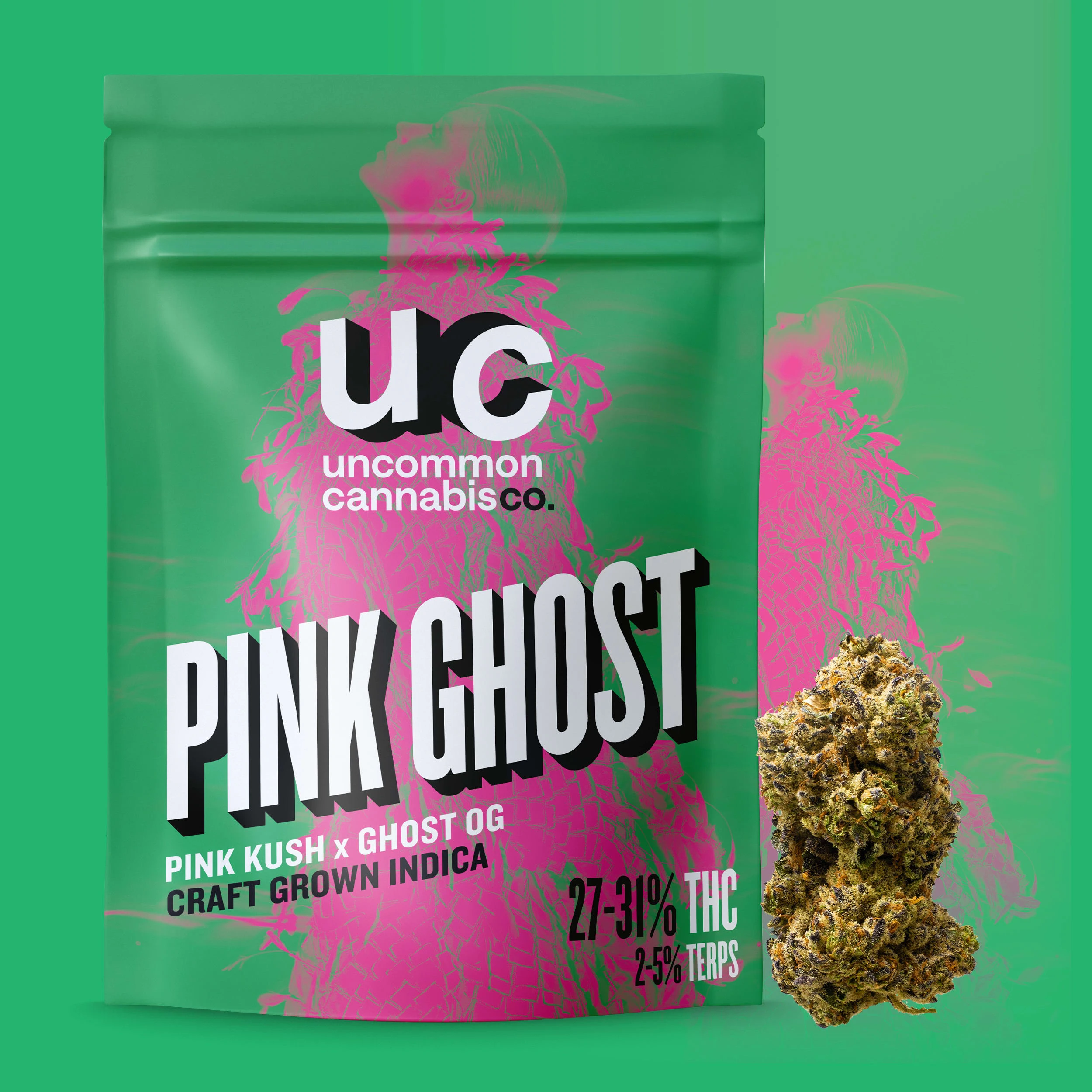 Uncommon Cannabis Co. - Pink Ghost 3.5g Dried Flower Main Image