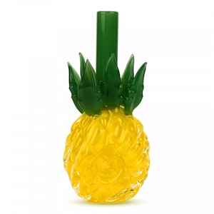 Red Eye Glass - #3206 Pineapple Hand Pipe