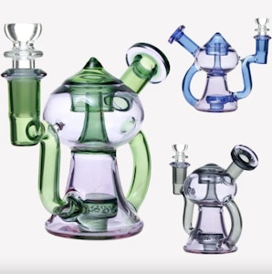 Headsworld  - Multi Colour Mushroom Shape Dab Rig 4.5 inch