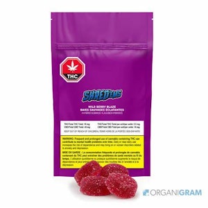 Organigram Inc. - Shredems Wild Berry Blaze 4:1 CBD+THC Gummies