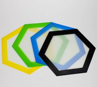 Hex - Hex | Silicone Dab Mat 9" | Assorted Colours