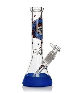West coast.Gifts - Grateful Dead 10" Tall Bertha Beaker Base Water Pipe W/Silicone Base