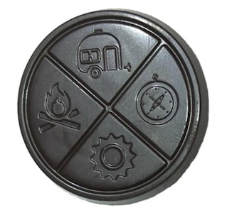 The Hazy Camper - CALMING CRANBERRY ORGANIC DARK CHOCOLATE - 7.5