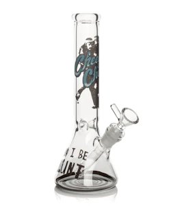 West coast.Gifts - Cheech & Chong Glass 10" Tall Can I Be Blunt Beaker Base Water Pipe