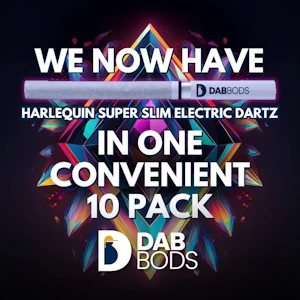 Dab Bods - Harlequin Super Slim Electric Dartz Lights 10 x 0.4g Pre-Rolls