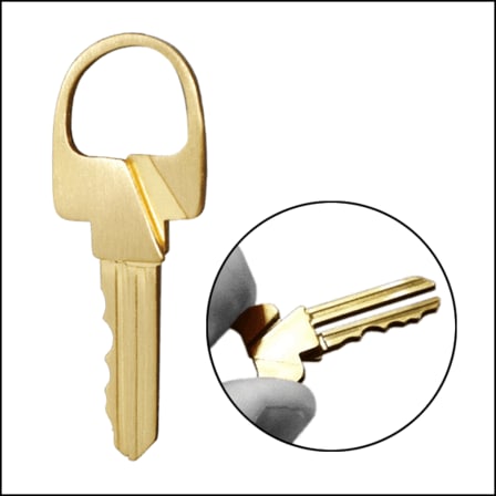 Brass Key Roach Clip
