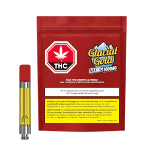 Glacial Gold - Glacial Gold - Max THC Cherry KO Vape Cart