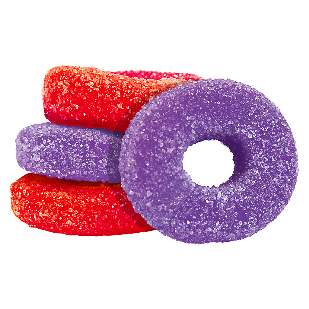 Sour Grape & Strawberry THC/CBC/CBD - Soft Chews Edibles 4 Pack