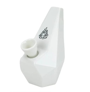 BRNT - BRNT | Polygon Ceramic Bubbler | White