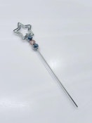 Bud Kitten Star Poker - Pink and Silver