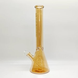 Fortune - Fortune | 18" Electroplate Glass Beaker Bong Light Orange