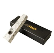 HMP | Gemstone Pipe | White Marble