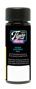 Claybourne - FROSTED FLYERS BLUE DREAM DIAMOND INFUSED 0.5G 3PK PRE ROLLS