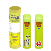 GOOD SUPPLY - Twisted All-in-One Vape: Orange Swirl & Strawberry Freeze 2x0.6g Disposable Vape