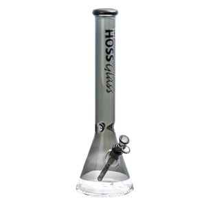HOSS - 18" SMOKED BEAKER W/ WINDOW BASE