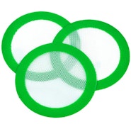 4" Round Green Silicone Dab Mat