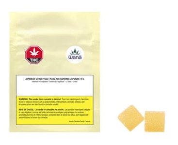 Wana - Japanese Citrus Yuzu 2:1 CBD:THC Hybrid Soft Chews
