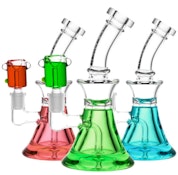 Pulsar | 8" Freezable Glycerin Rig with Matching Bowl