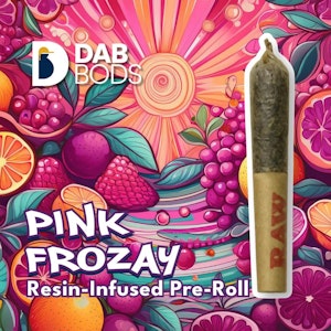 Dab Bods - Pink Frozay 1 x 0.5g Resin Infused Pre-Roll