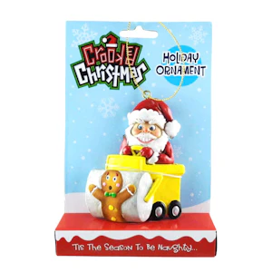 Crooked Christmas - Roller Santa Ornament