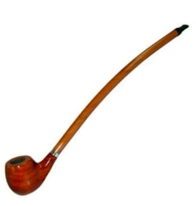 Shire Pipes - Shire Pipe | 15" Curved Stem | Rosewood Yellow