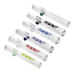 HUMBLE & FUME - 7" STEAM ROLLER HAND PIPE 25mm - CLEAR