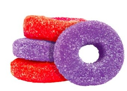 Olli O's - Sour Grape & Strawberry THC/CBC/CBD | 4 Pieces