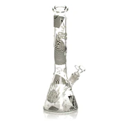 Cheech and Chong - 15" Optical Illusion Glow-in-the-Dark Water Pipe