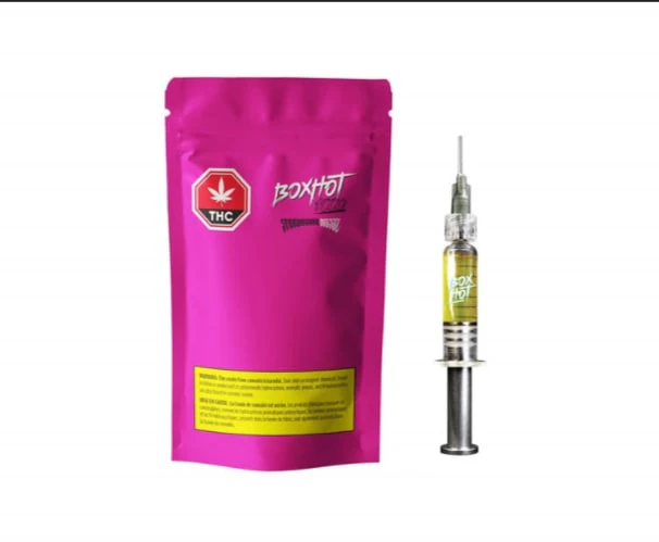 BOXHOT - Strawberry Diesel Disty Dabber 1.2g Distillate Syringe Boxhot Main Image