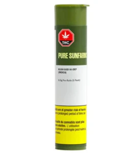 Pure Sunfarms - KUSH GOD HI-DEF PRE-ROLLS | Pure Sunfarms - 3 x 0.5g | Rest