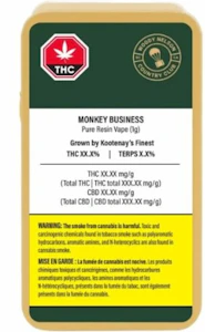Woody Nelson - COUNTRY CLUB VAPE (MONKEY BUSINESS) CARTRIDGE LTO | Woody Nelson - 1 x 1g | Balance