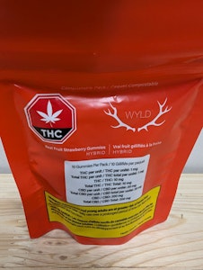 Wyld - WYLD - Real Fruit Strawberry 20:1 CBD:THC 10 x 4g Soft Chews